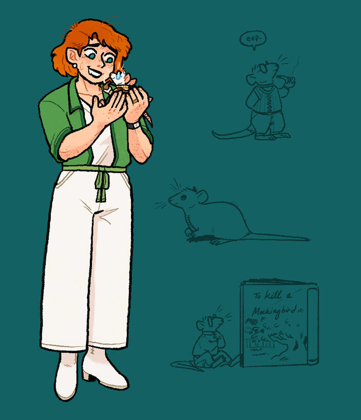 hanging out with my resurrected rat father